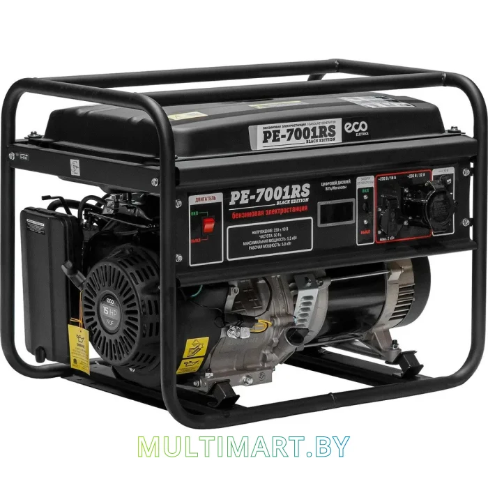 Бензиновый генератор ECO PE-7001RS Black Edition (EC1566-2)